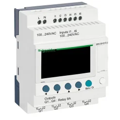 Sr3b101fu Schneider - Automate Zelio Logic - Relais Intelligent 10 E/s Extensibles - 100 à 240vca - Horloge + Afficheur
