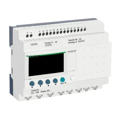 Sr2b201jd Schneider - Automate Zelio Logic - Relais Intelligent 20 E/s 12vcc - Horloge + Afficheur