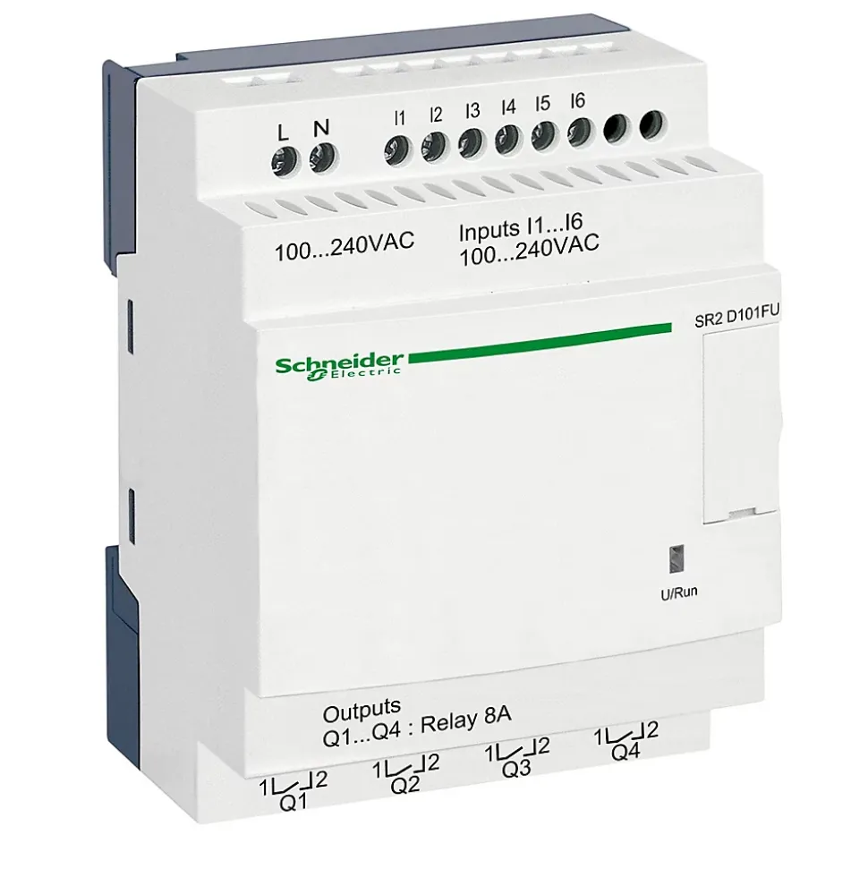 Sr2d101fu Schneider - Automate Zelio Logic - Relais Intelligent 10 E/s 100 à 240vca - Sans Horloge Sans Afficheur