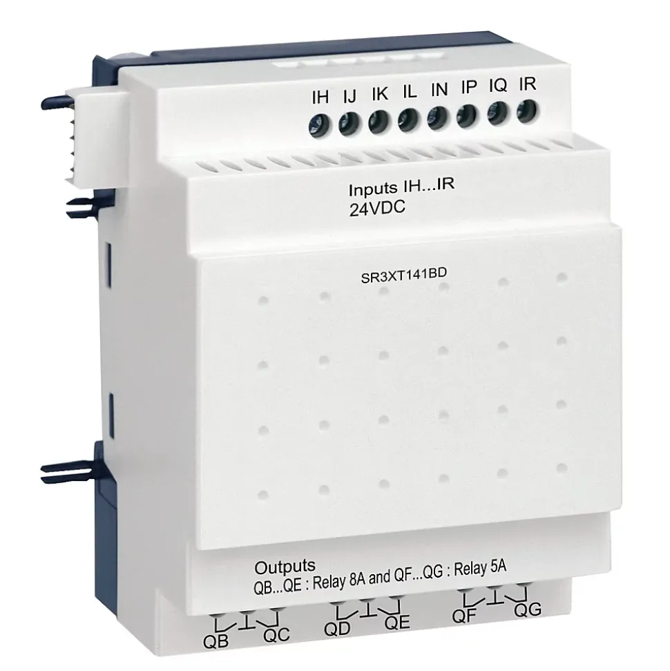 Sr3xt141bd Schneider - Automate Zelio Logic - Module D'extension E/s Tor - 14 Entrées/sorties - 24vcc