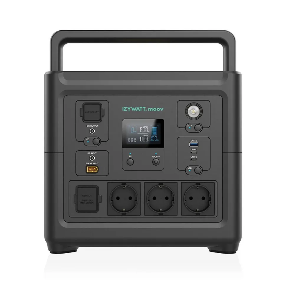 Station d'énergie nomade IZYWATT.moov - 835 Wh