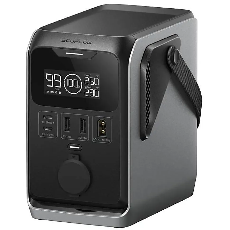 Station électrique ultra portable ECOFLOW Trail 300 DC 288Wh avec poignée
