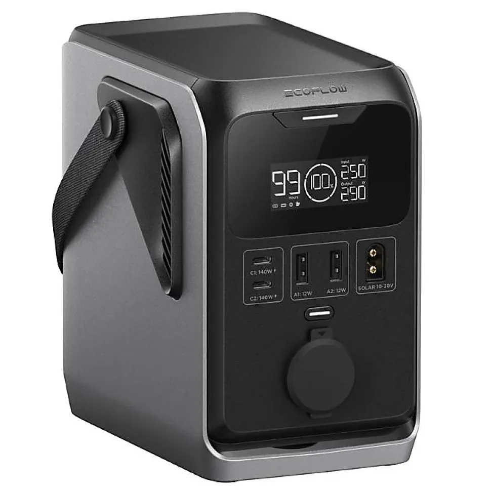 Station électrique ultra portable ECOFLOW Trail 300 DC 288Wh avec poignée