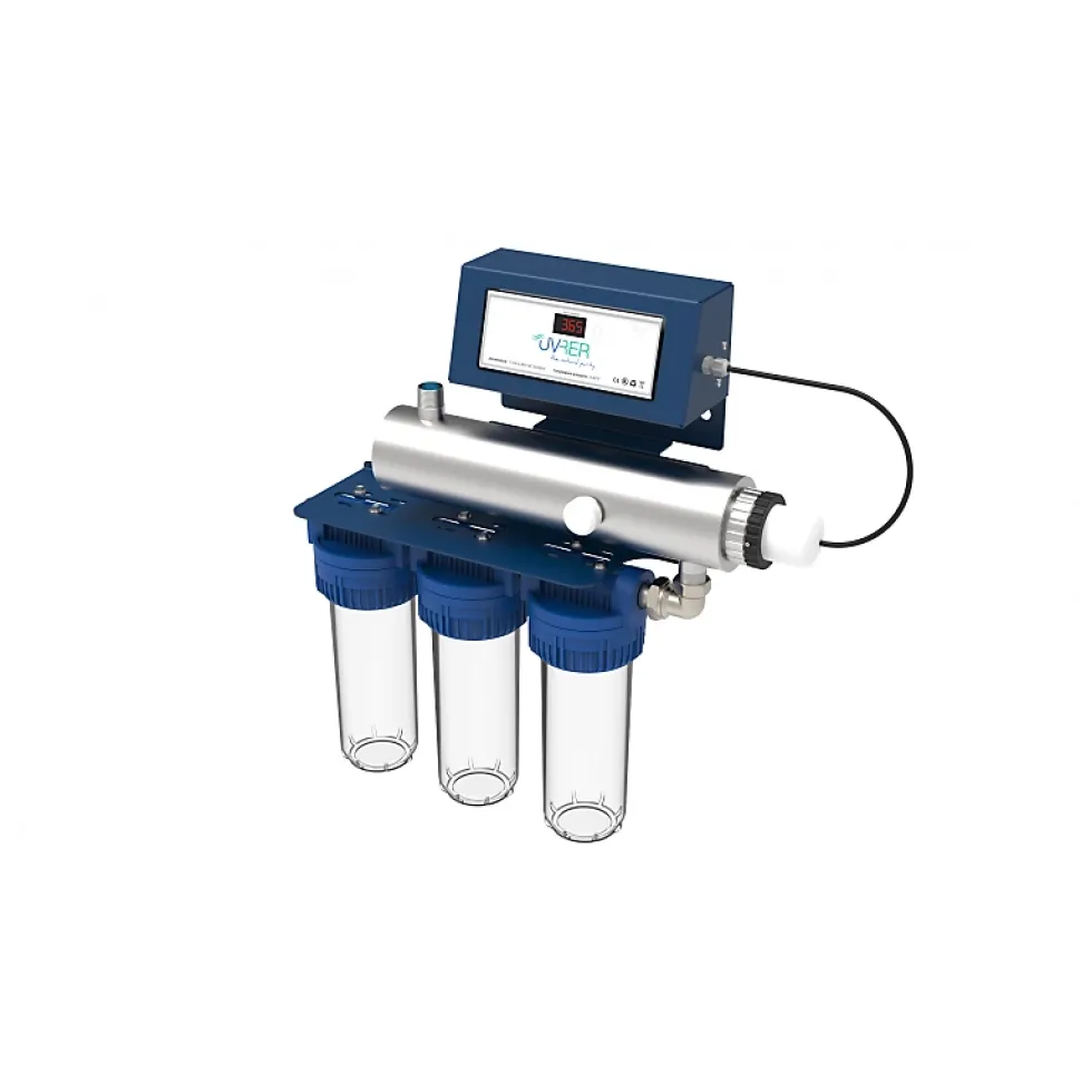 Station UV Modul'eau 3 filtres 3,7 m3/h - stérilisateur UVc