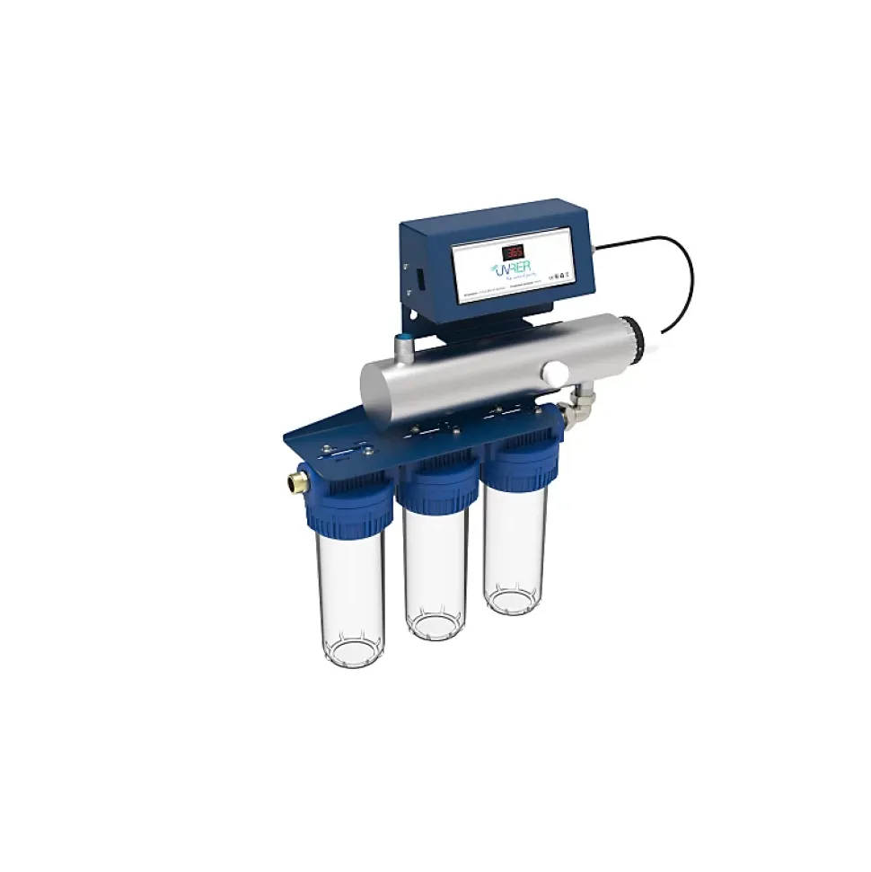 Station UV Modul'eau 3 filtres 3,7 m3/h - stérilisateur UVc
