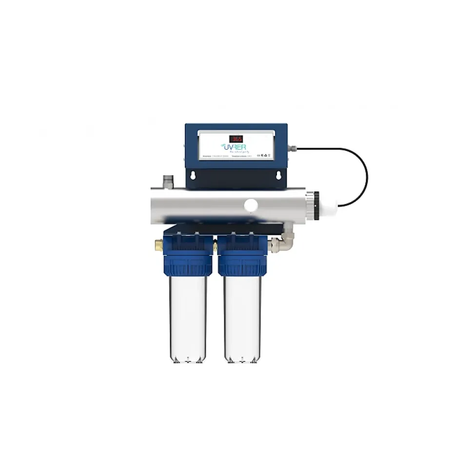Station UV Modul'eau 2 filtres 3,7 m3/h - stérilisateur UVc