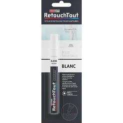 Stylo retouche sanitaires Retouchtout coloris blanc 10ml Soloplast