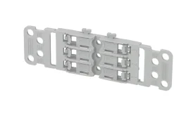 Support de fixation borne Wago inline 3 voies