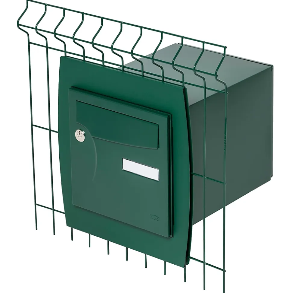 Support grillage rigide & palissade Vert mat sablé RAL 6005MS