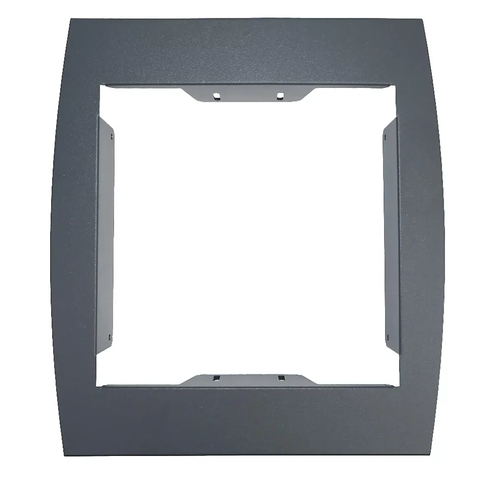 Support grillage rigide & palissade Gris anthr. mat sablé RAL 7016MS