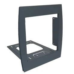 Support grillage rigide & palissade Gris anthr. mat sablé RAL 7016MS