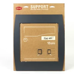 Support grillage rigide & palissade Gris anthr. mat sablé RAL 7016MS