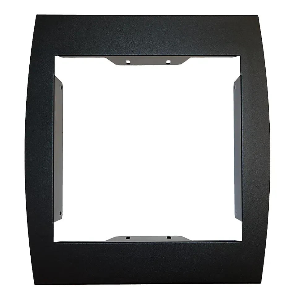 Support grillage rigide & palissade Noir mat sablé RAL 9005MS