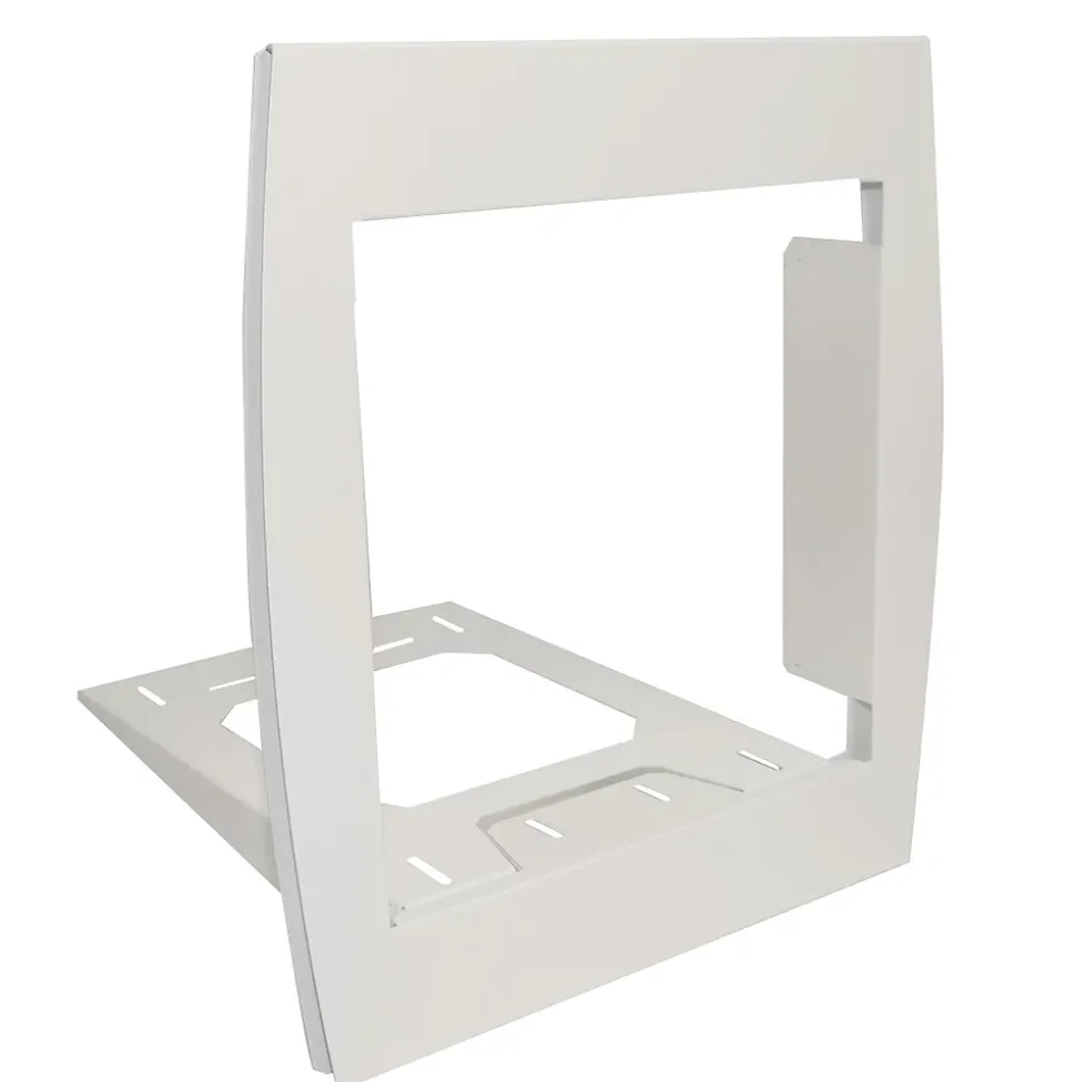 Support grillage rigide & palissade Blanc crème mat sablé RAL 9010MS