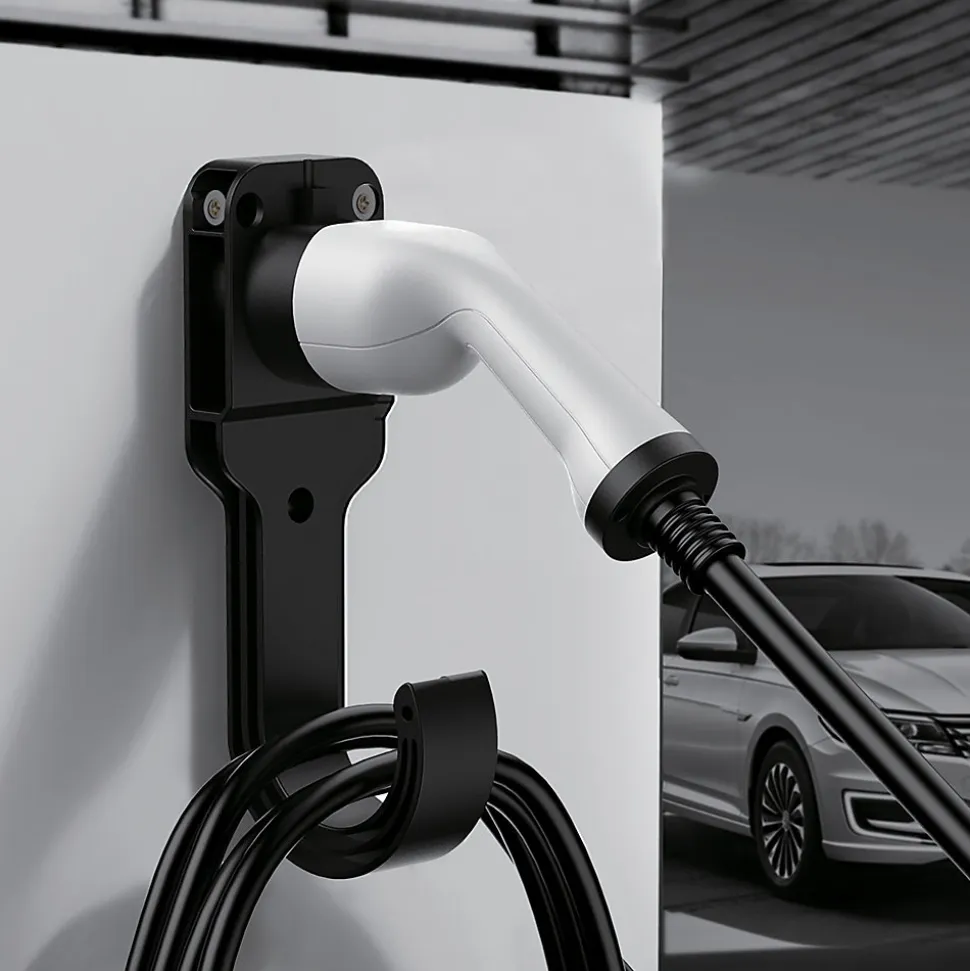 Support mural avec crochet pour pistolet chargeur voiture électrique