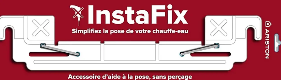 Support mural de fixation Instafix pour chauffe-eau - Ariston