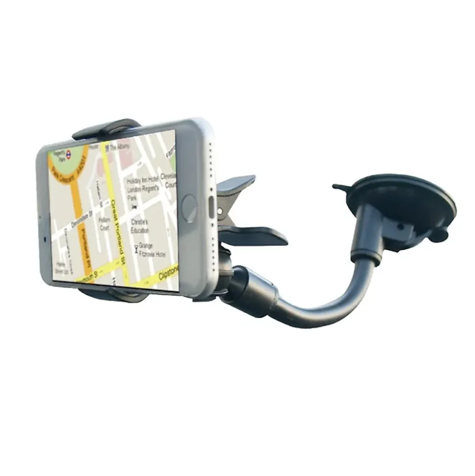 Support universel pare-brise ventouse pour smartphone Muvit