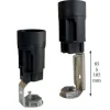 Supports bougies E14 2A 250V 60W femelle pas 10x1 H.65mm