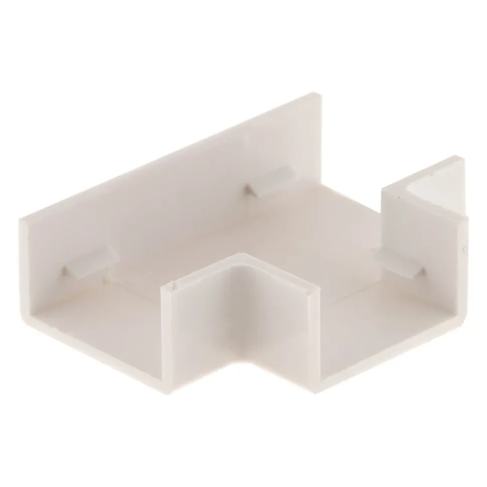 Té pour moulure - 20 x 10mm - Blanc - Zenitech