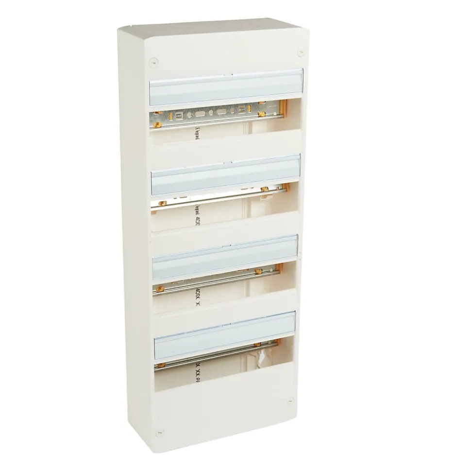 Tableau électrique à équiper 4 rangées - 52 modules Legrand