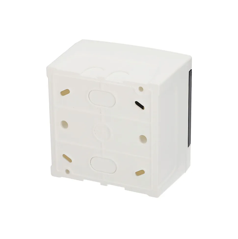 Tableau électrique apparent 4 modules blanc fumé IP44 avec rail DIN EDO777838
