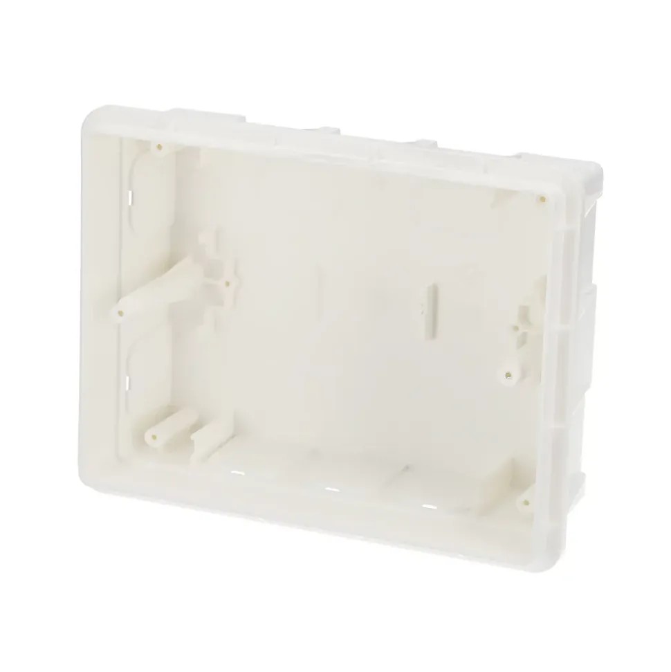Tableau électrique encastré 8 modules blanc fumé IP44 avec rail DIN EDO777841