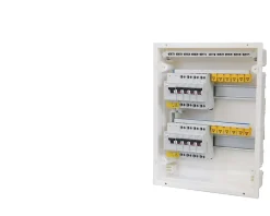 Tableau électrique pré équipé encastré 2 rangées à vis ABB