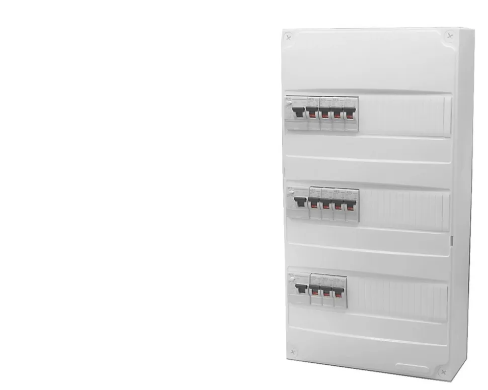 Tableau électrique precable ABB (11 disjoncteurs + 3 ID)