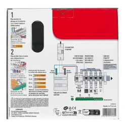 Tableau électrique pré-équipé et pré-câblé 1 rangée Legrand - 13 modules (5 inclus)