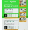 Tableau électrique pré-équipé et pré-câblé T1 au T3 - 2 rangées - 26 modules (11 inclus) Schneider Electric Resi9 XP