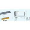 Tableau nu encastrable 12 modules Panasonic porte opaque