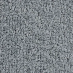 Tapis de Porte Paillasson d'entrée Monochrom Gris argent 60 x 180 cm