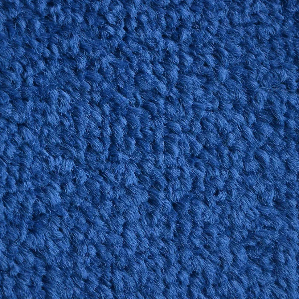 Tapis de Porte Paillasson d'entrée Monochrom Bleu 135 x 200 cm