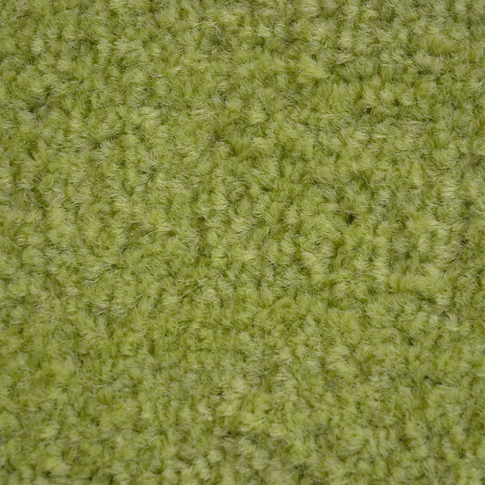 Tapis de Porte Paillasson d'entrée Monochrom Vert citron 90 x 150 cm