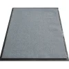 Tapis de Porte Paillasson d'entrée Monochrom Gris argent 40 x 60 cm