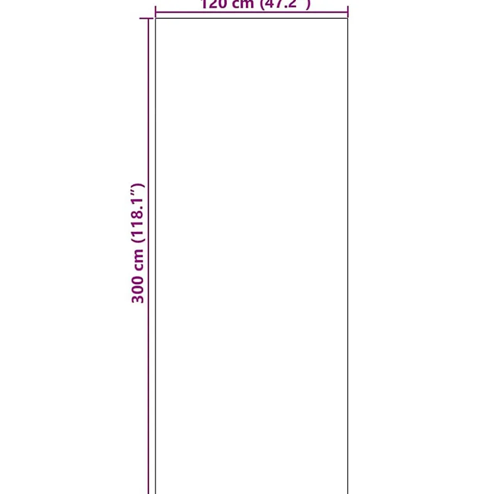 Tapis d'entrée Autre Noir 120 x 300 cm Polypropylène et vinyle vidaXL