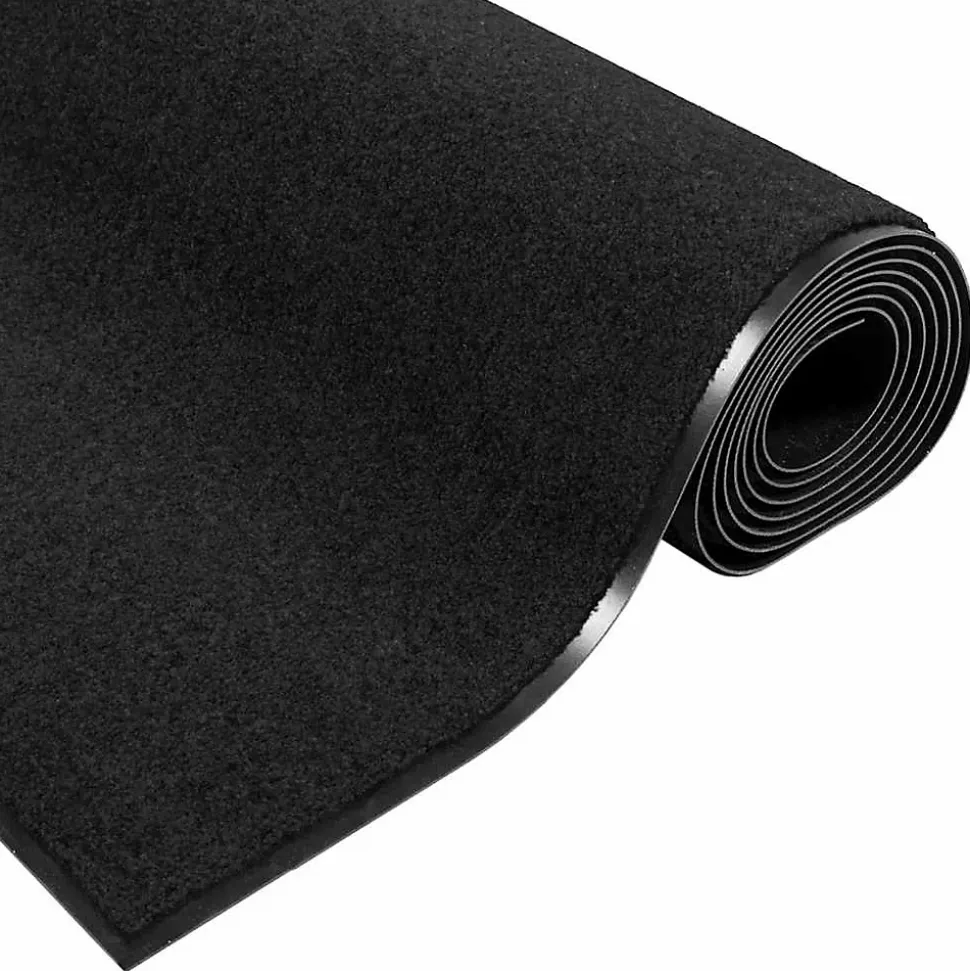 Tapis d'entrée Autre Noir 120 x 300 cm Polypropylène et vinyle vidaXL