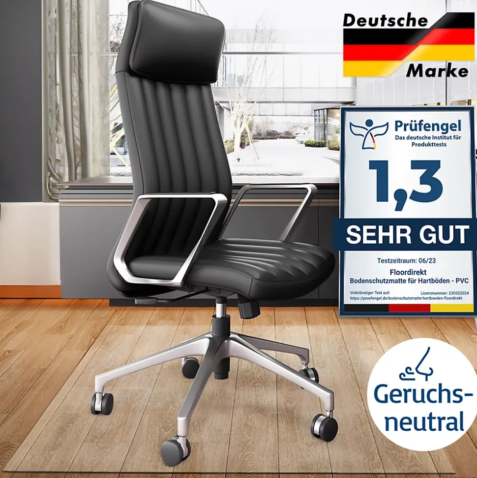 Tapis Neo Protecteur pour Sol et Chaises de Bureau, 75 x 100 cm - Floordirekt