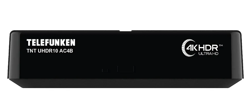 Telefunken - Récepteur TNT UHDR10 pour télévision numérique terrestre UHD 4K - 1000 canaux - PVR - Tuner TNT UHD/SD/HD/UHD/2K/4K