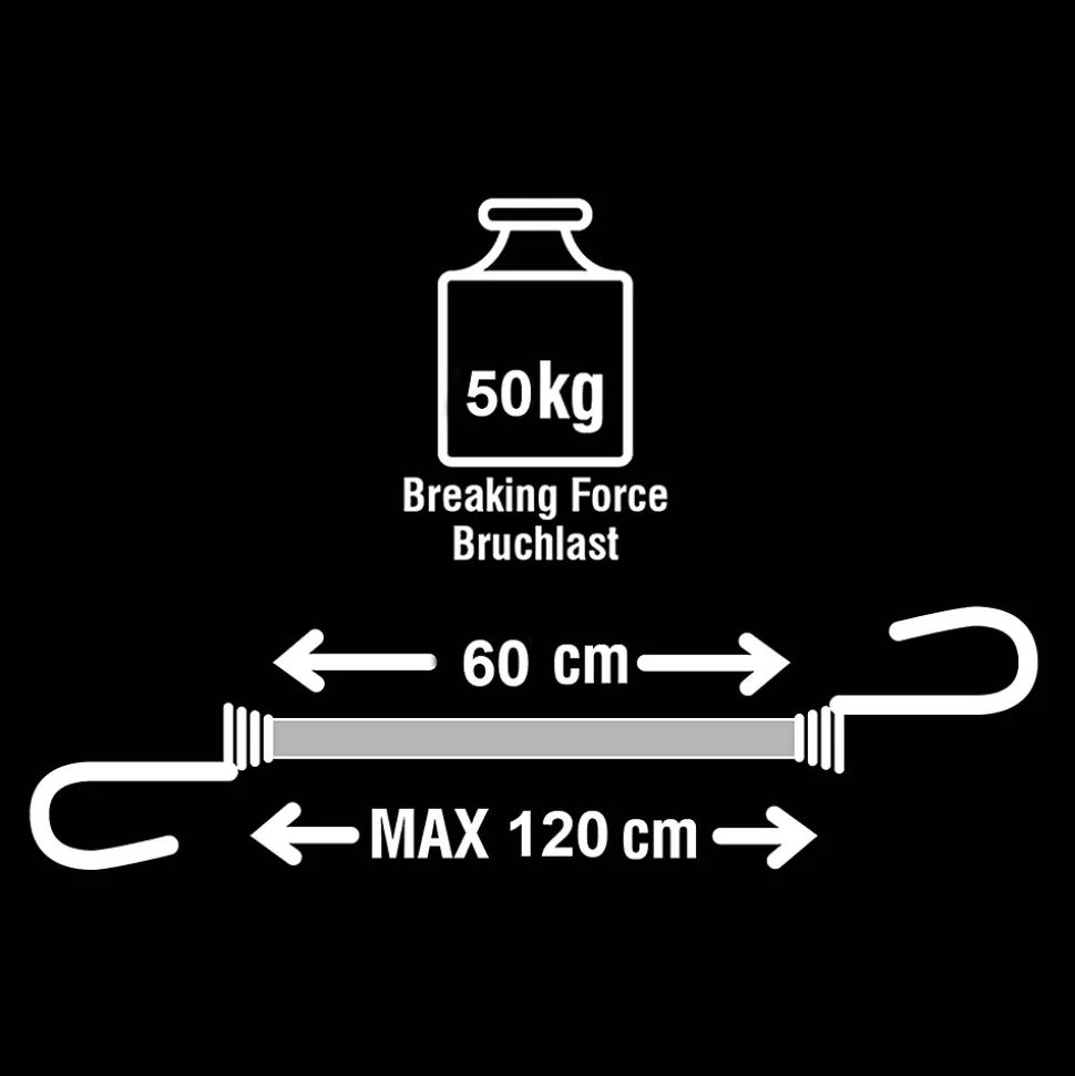 Tendeur crochet géant rotatif 120 cm Master Lock