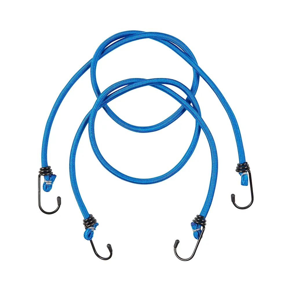 Tendeur élastique à crochet bleu Ø. 8 mm, 100 cm vendu par 2