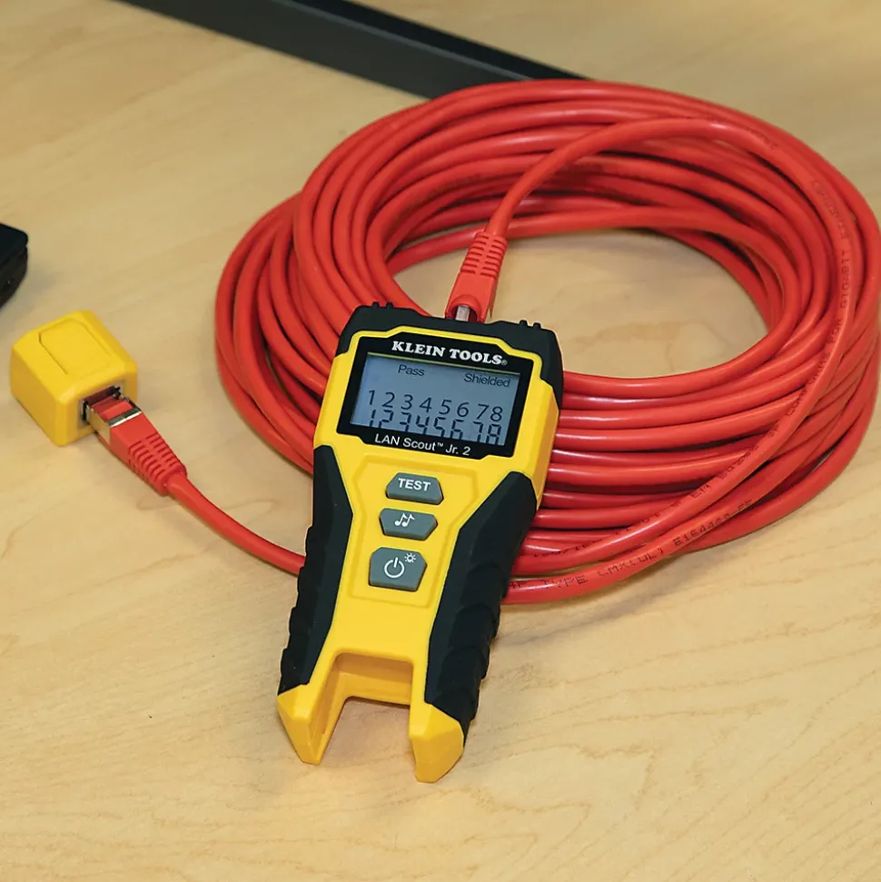 Testeur câble LAN CAT 5e 6 6A RJ45 LCD Klein Tools VDV526-200