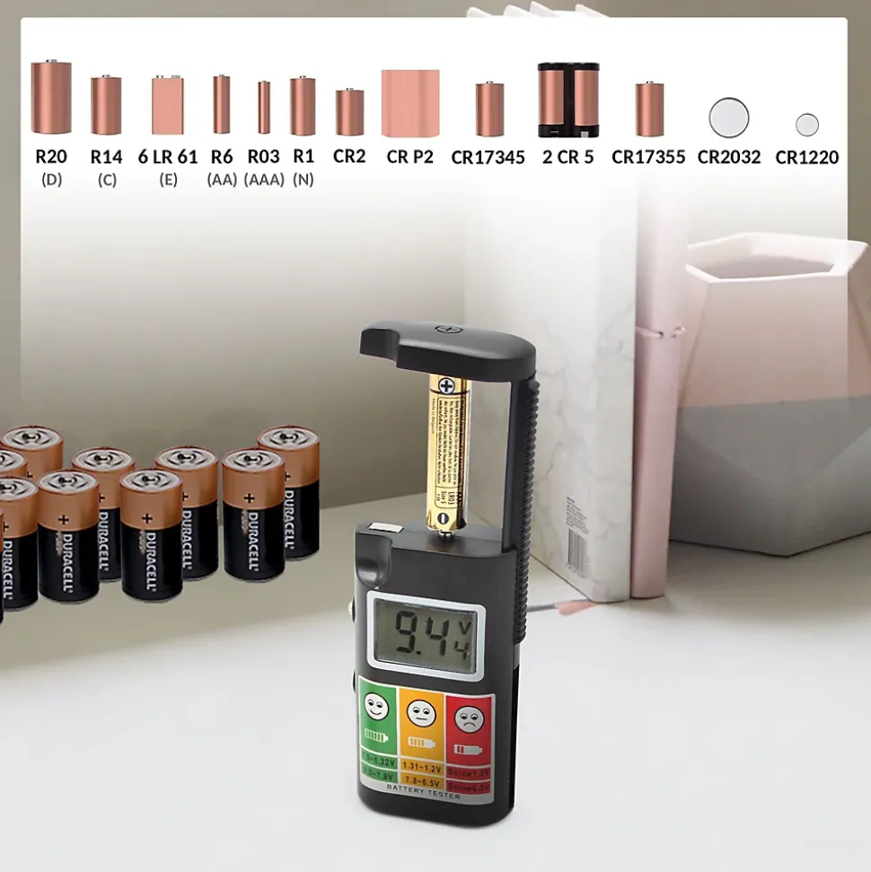 Testeur de pile FISHTEC Universel Easy reading