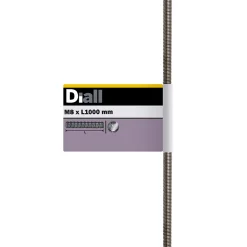 Tige filetée en acier inoxydable A2 diamètre 8 mm x 1 m