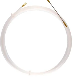 Tire-câble en nylon, blanc, diam. 3 mm, 30 mètres, avec terminaux fixes