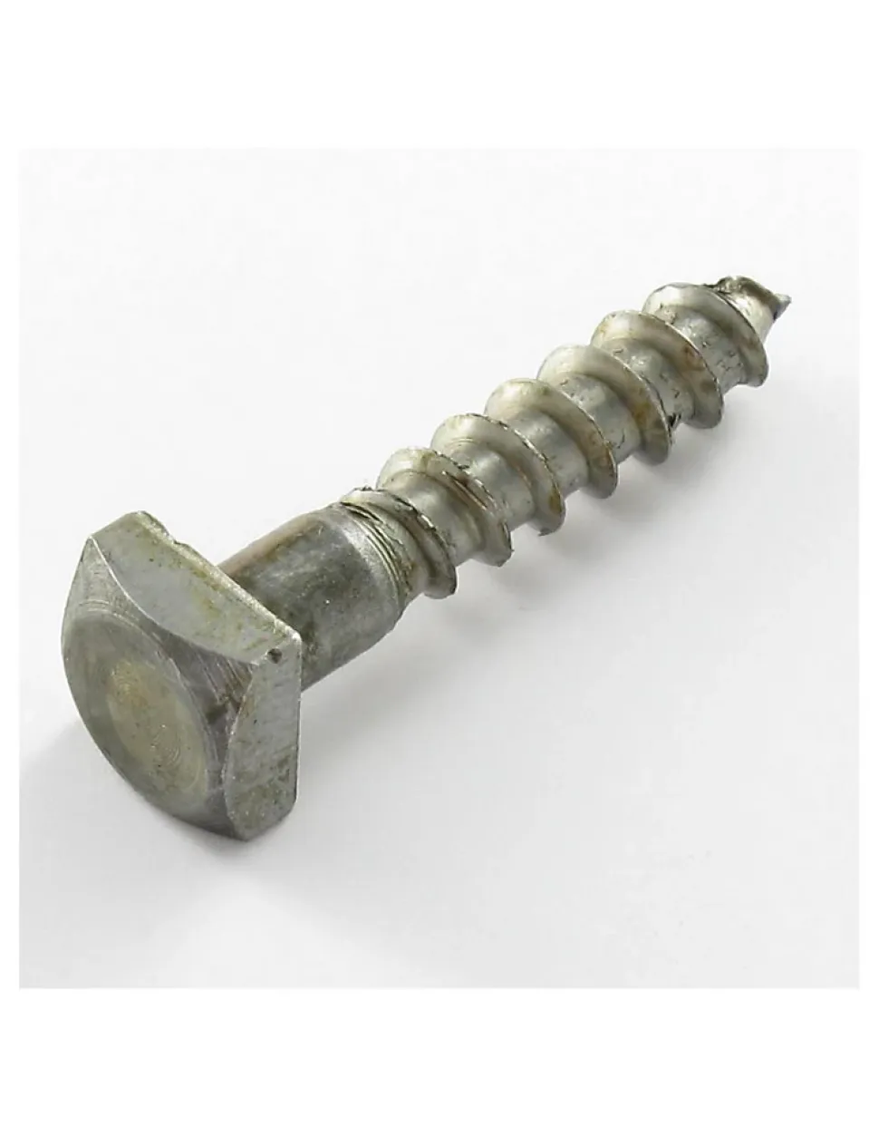 Tirefond 7X35 Tête Carrée 11X11X5 Acier brut - 10 pièces
