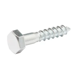 Tirefonds DIN 571 zingués 6x30 mm - 200 pièces