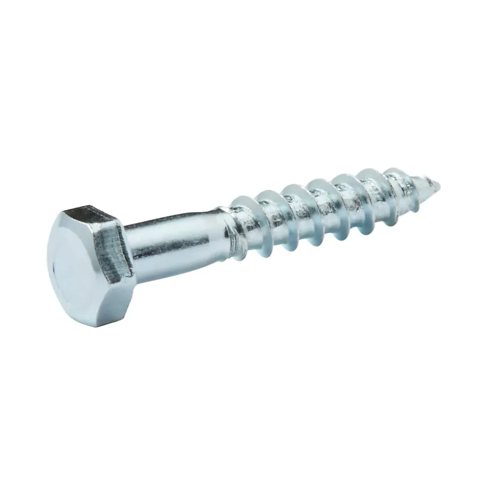 Tirefonds DIN 571 zingués 5x30 mm - 10 pièces