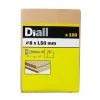 Tirefonds DIN 571 zingués 8x50 mm - 100 pièces