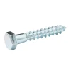 Tirefonds DIN 571 zingués 8x50 mm - 10 pièces